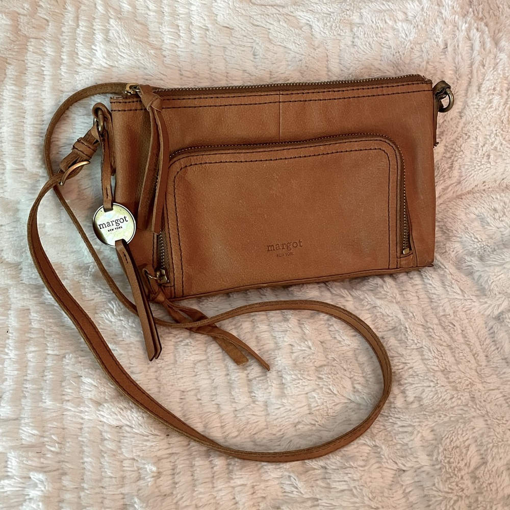 Margo New York leather crossbody bag purse